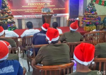 Kanwil Kemenkumham Beri Remisi pada 687 Tahanan, 19 Orang Bebas Khusus Hari Natal