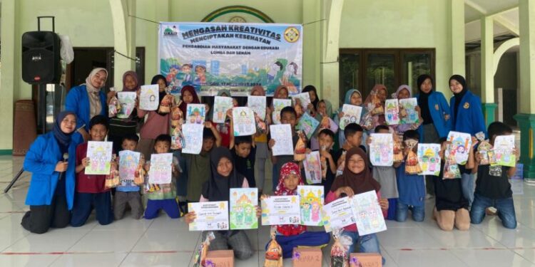 PKM Unpam: Mengasah Kreativitas dan Edukasi Kesehatan Masyarakat di TPA Masjid Nurul Kholisoh Bogor
