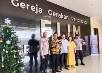 Sinergi TNI-Polri Amankan Ibadah di GGP Elim Cipayung Ciputat