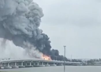 Kebakaran Hebat Terjadi di Kawasan Dadap Kabupaten Tangerang