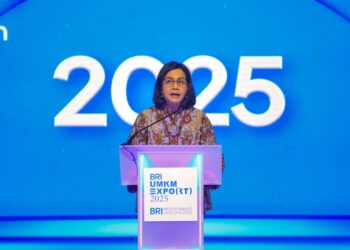BRI UMKM EXPO(RT) & Microfinance Outlook 2025: Sri Mulyani Apresiasi Upaya BRI dalam Pemberdayaan UMKM