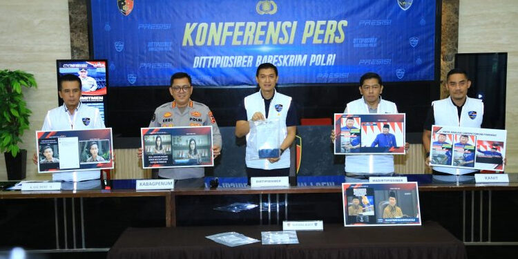 Bareskrim Polri Tangkap Pelaku Deepfake Video Sejumlah Pejabat
