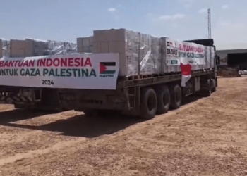45 Truk Bantuan RI Melalui Baznas untuk Palestina Masuki Wilayah Gaza