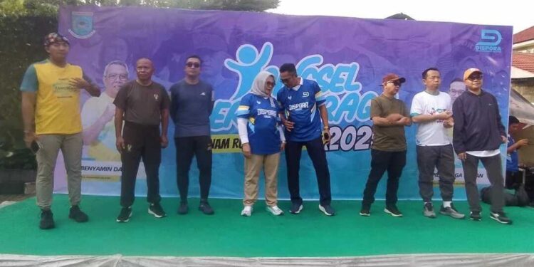 Tangsel Berolahraga, Dispora Gelar Senam Bersama di Ciputat Timur
