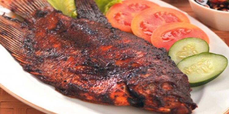 ikan bakar kalimantan
