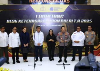 Diresmikan, Kapolri Harap Desk Ketenagakerjaan Jadi Wadah Buruh Sampaikan Keluhan