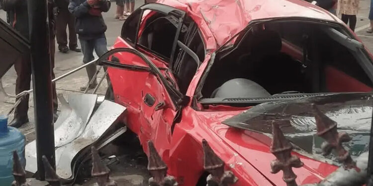 Sedan Mahasiswa Unpad Tabrak Motor-Mobil di Jalur Bandung-Cirebon