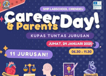 Gelar Career and Parent’s Day, SMP Labschool Buka Wawasan Profesi dan Karir Anak Didiknya