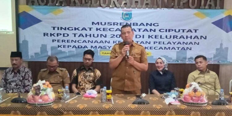 Musrenbang Kelurahan Ciputat, RT-RW Diminta Berperan Aktif di Lingkungannya