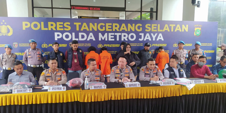 Awal Tahun, Polres Tangsel Ungkap Kasus Curas di Pondok Aren dan Pamulang