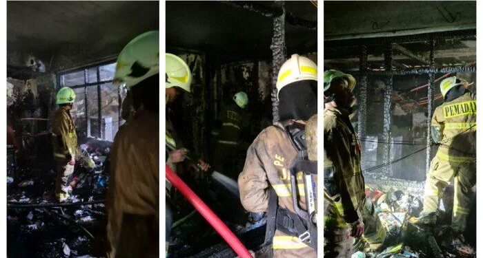 Museum Satria Mandala Kebakaran, Pendinginan Masih Dilakukan
