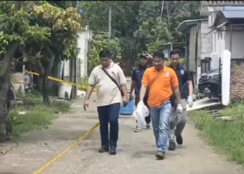 TKP pembunuhan sandy permana