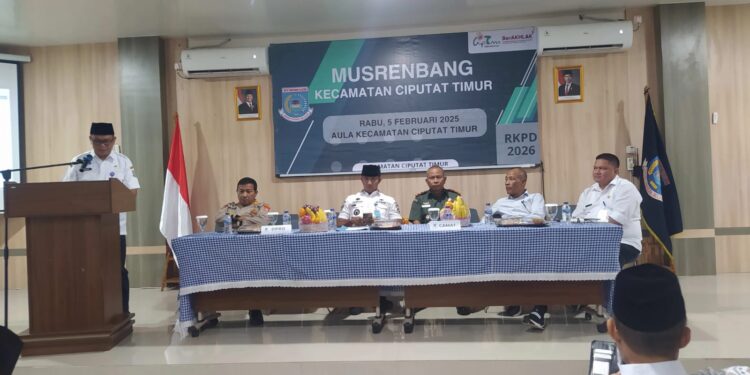 Musrenbang Kecamatan Ciputat Timur, Alokasi Pagu Anggaran Tiap Kelurahan Diumumkan