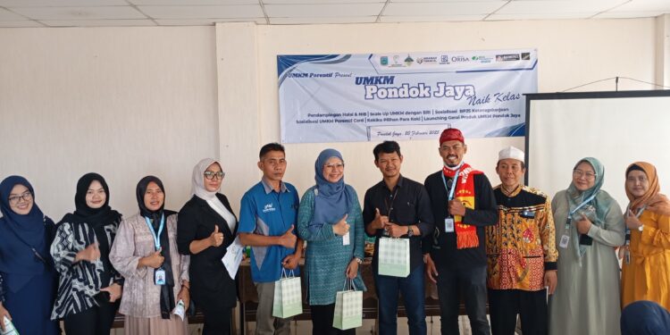 “UMKM Pondok Jaya Naik Kelas”, Jadi Tema Porentif Sosialisasikan NIB dan Sertifikasi Halal