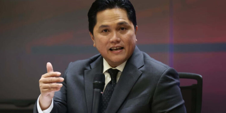 Menteri BUMN, Erick Thohir,