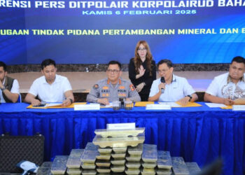 Polisi Bongkar Pertambangan Ilegal di Bekasi, Ratusan Batang Timah Disita