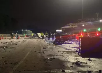 kecelakaan gerbang tol ciawi