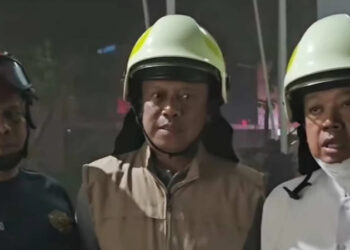 Kebakaran Landa Gedung Kementrian ATR/BPN, Menteri Nusron Tinjau Lokasi