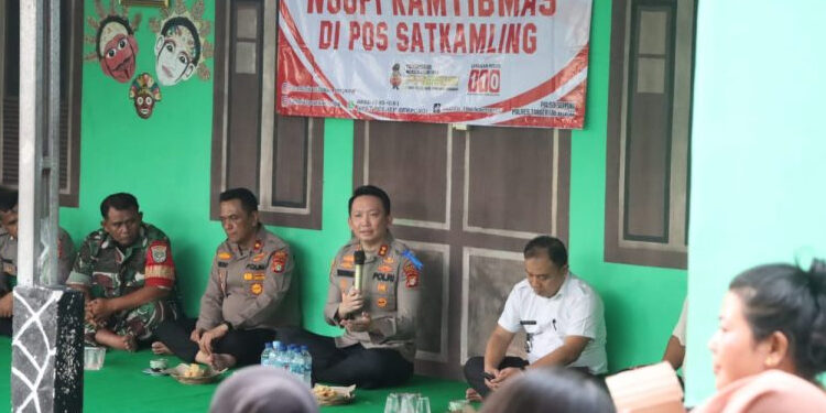 Dengarkan Keluhan Warga, Kapolres Tangsel Gelar Ngopi Kamtibmas di Serpong