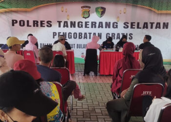Sambut Ramadan, Polres Tangsel Gelar Bakti Sosial