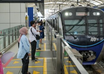 Hari Lebaran, Kereta MRT Tetap Beroperasi Normal Sesuai Jadwal Akhir Pekan