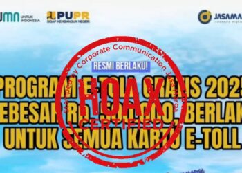 Waspada Penipuan Program e-Toll Gratis Rp500 Ribu yang Mengatasnamakan Jasa Marga