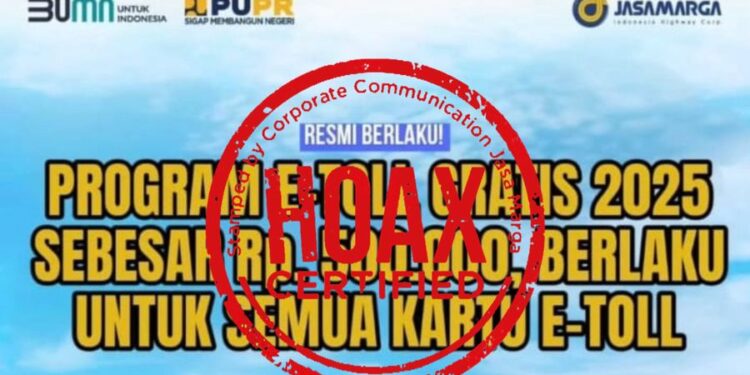 Waspada Penipuan Program e-Toll Gratis Rp500 Ribu yang Mengatasnamakan Jasa Marga
