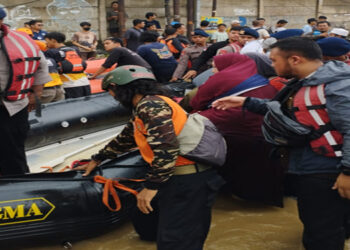 Bagana Ansor Bantu Evakuasi Korban Banjir Jabodetabek Hingga Pasok Logistik