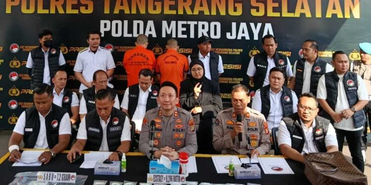 Sat Resnarkoba Polres Tangsel Amankan Ribuan Pil Ekstasi Senilai Miliaran Rupiah