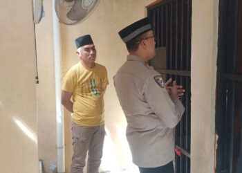 Beri Tausiah, Kapolsek Ciputat Timur Berpesan Ini Kepada Para Tahanan