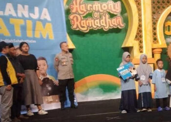 Polsek Pondok Aren Hadiri Santunan Yayasan Yatim Indonesia
