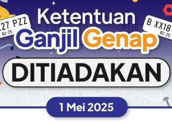 Hari Buruh, Ganjil Genap di Jakarta Ditiadakan Pada 1 Mei 2025