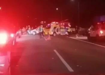 kecelakaan di tol bawen