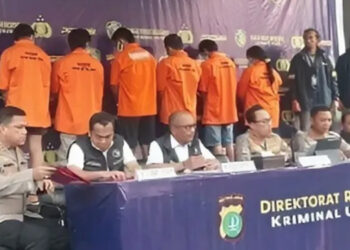 Enam Pelaku Pembakar Mobil Polisi di Depok Ditangkap