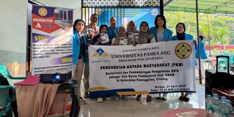 PKM Magister Akuntansi Unpam: Sosialisasi dan Pendampingan Penggunaan QRIS bagi UMKM