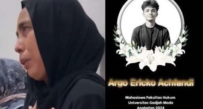 Ada Dugaan Intimidasi pada Keluarga Korban Mahasiswa FH UGM, Ibunda Argo: Saya Tidak Bisa Memberitahu