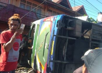 Kecelakaan Maut Bus ALS Terguling di Padang Panjang, 12 Orang Meninggal Dunia