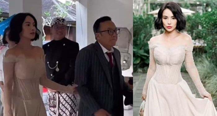 Inilah Sosok Wanita Cantik yang Digandeng Ari Lasso di Pernikahan Luna Maya