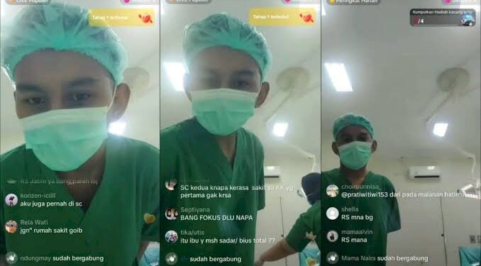 Viral! Dua Nakes di Jombang Langsung Dipecat Usai Live Tiktok Sambil Operasi Caesar