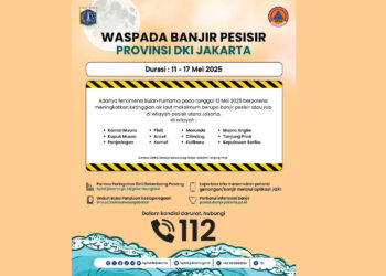 BPBD Jakarta: Waspada Banjir Rob Pesisir 11-17 Mei 2025