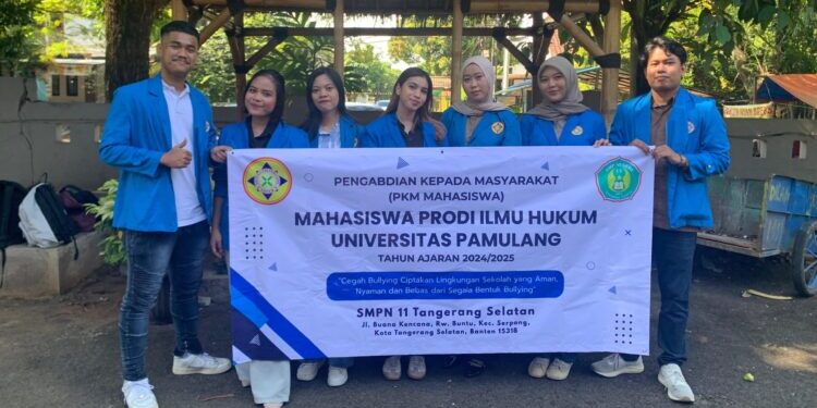 Bersama Mahasiswa Hukum Unpam Melawan Bullying Verbal