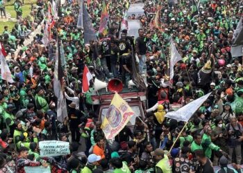 Demo Ojol Besar Hari Ini, Suarakan Lima Tuntutan hingga Rekayasa Lalu Lintas