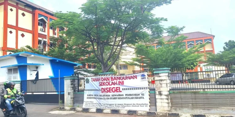 UIN Jakarta Segel TK dan Madrasah di Ciputat Atas Dugaan Tak Bayar Sewa