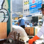 Wawalkot Pilar Tertibkan PKL di Bawah Flyover dan Trotoar Pasar Ciputat