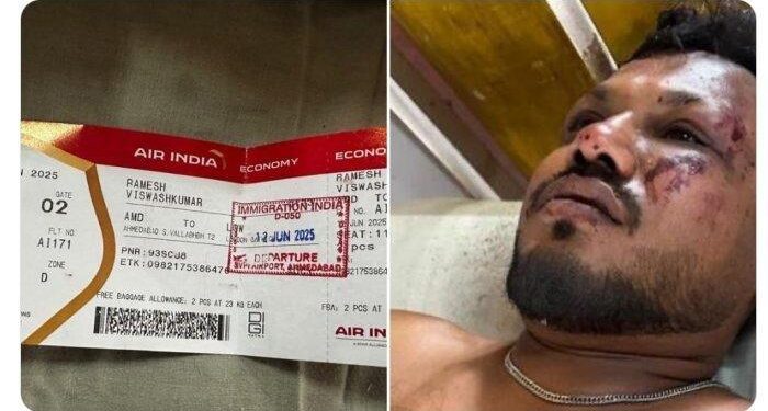 Keajaiban Itu Nyata! Seorang Pria Selamat dari Kecelakaan Pesawar Air India