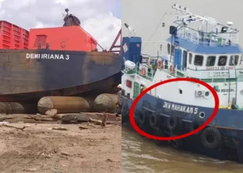 Viral di Medsos! Ada Kapal Pengangkut Nikel Dewi Iriana dan JKW Mahakam di Raja Ampat, Milik Siapa?