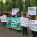 Didampingi LBH Ansor, Warga Transmigran Demo Kementerian Transmigrasi Tuntut Keadilan