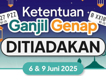 Catat, Ganjil Genap Jakarta Ditiadakan Saat Libur Idul Adha