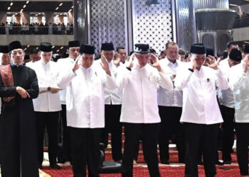 Presiden Prabowo Salat Idul Adha di Masjid Istiqlal