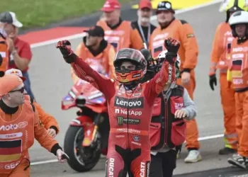 Juarai MotoGP Jerman, Marc Marquez Joget Pacu Jalur